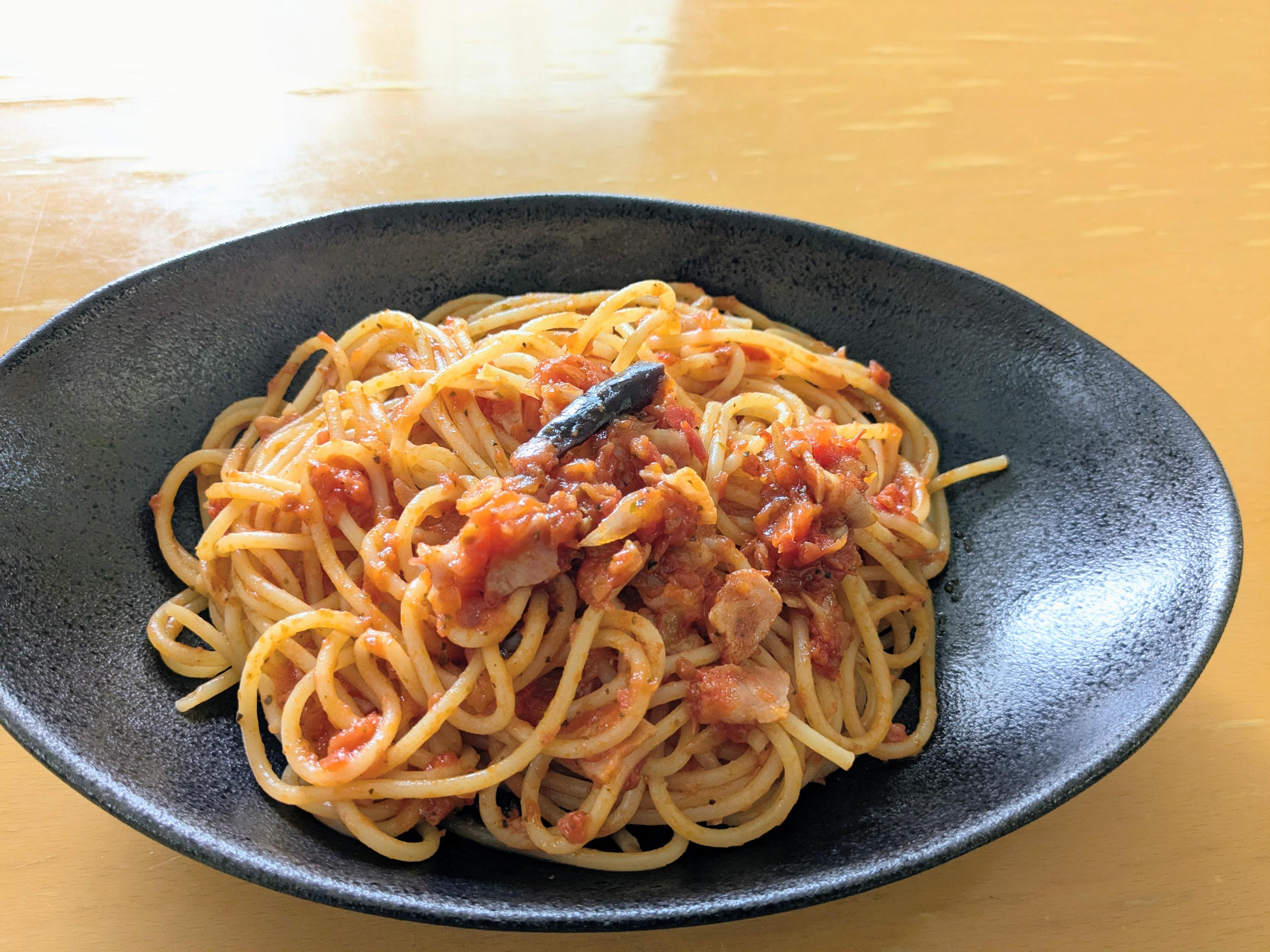 トマトソースのスパゲティ
